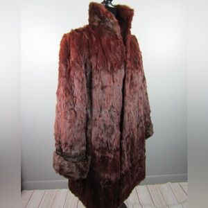 Fred Benioff 1960’s Women’s Genuine Mink A Line Brown Coat
